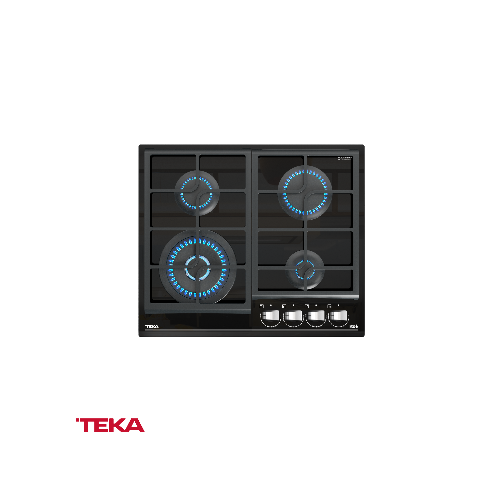 TEKA - Placa cristal gas negro 60 CM; GZC 64320 XBB - 112570041