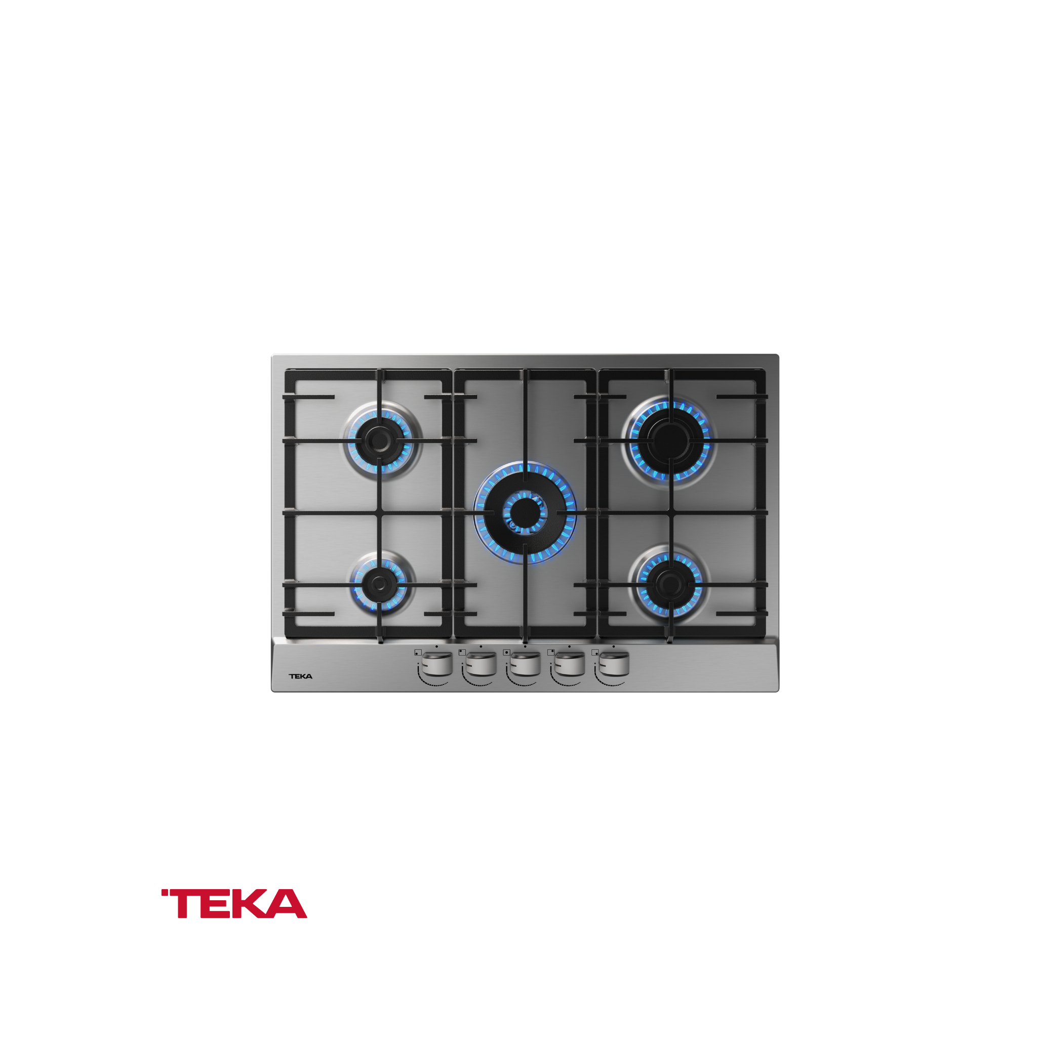 TEKA - Encimera de gas con 5 zonas de cocción y encendido automático GSC 75330 SB - 112610069
