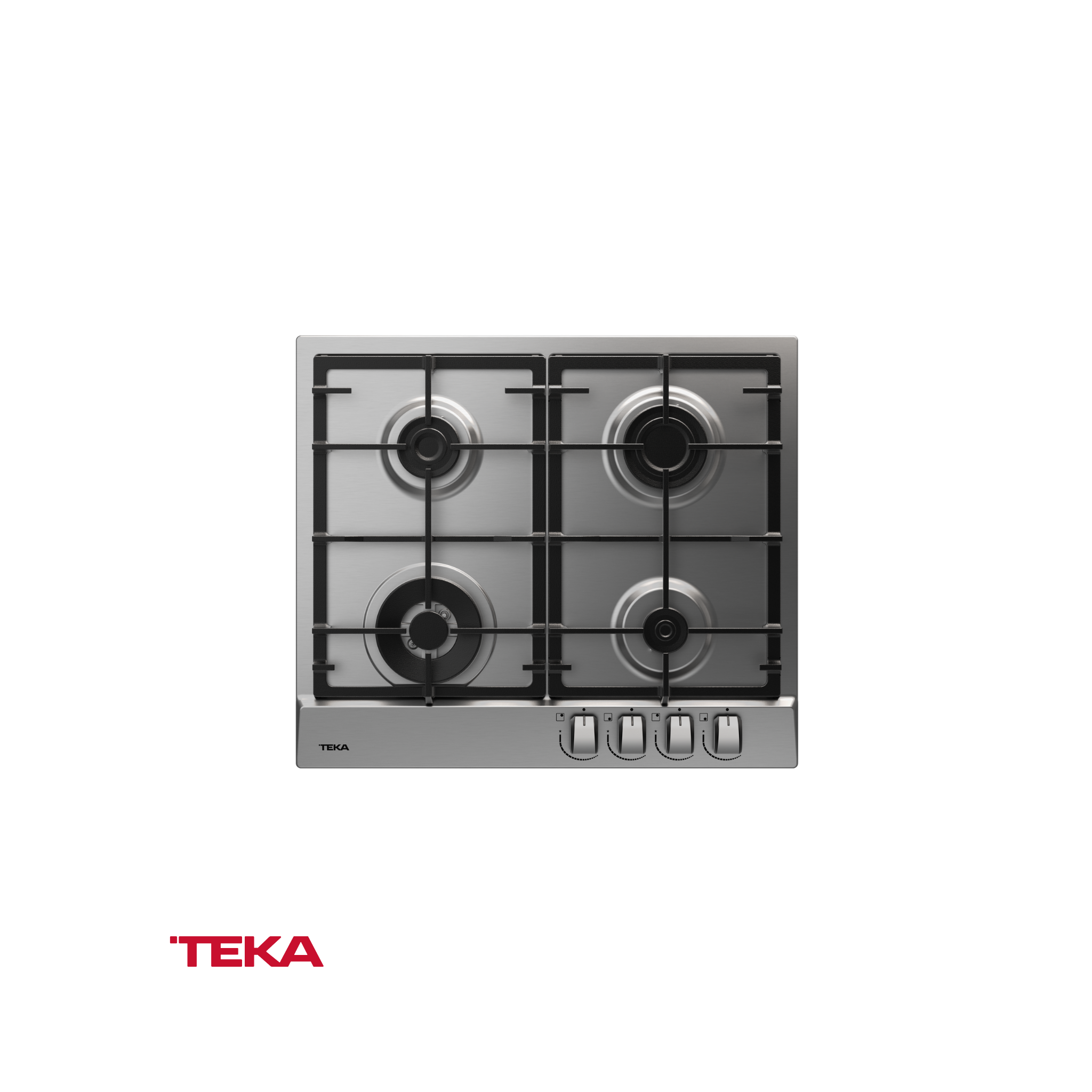 TEKA - Encimera de gas con 4 zonas de cocción y encendido automático GSC 64320 SB - 112610071