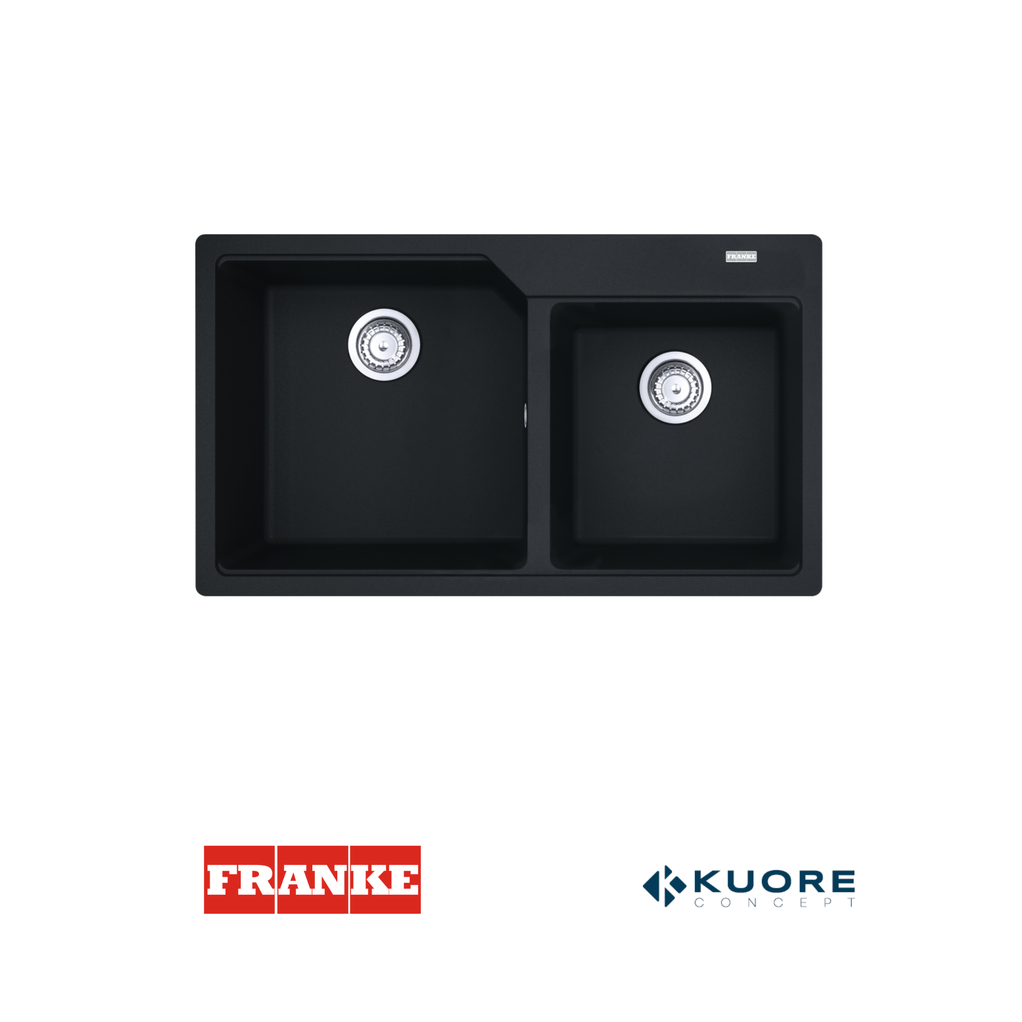 FRANKE - Poceta sintética urban - URB 620-86 NEGRO MATE - 1140686774