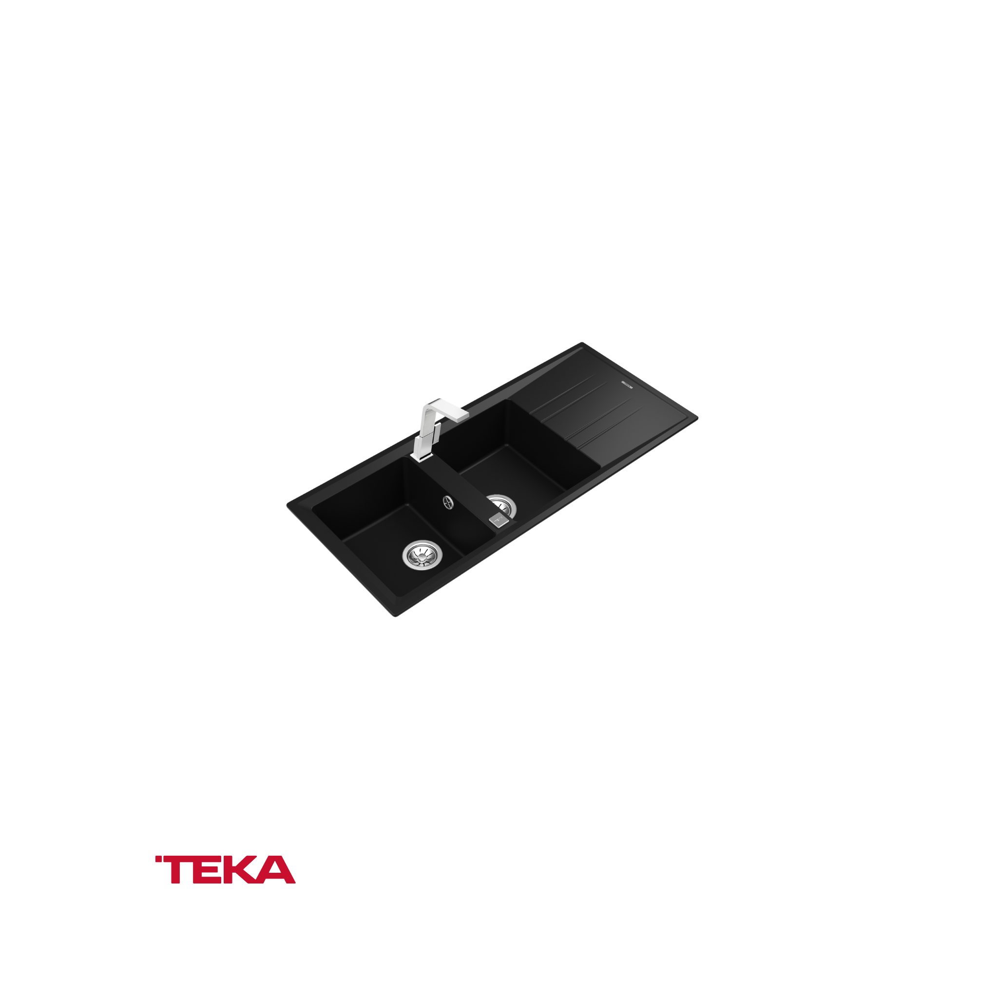 TEKA - Fregador a sobre poner; STONE 80 B-TG 2C 1E - 115400009