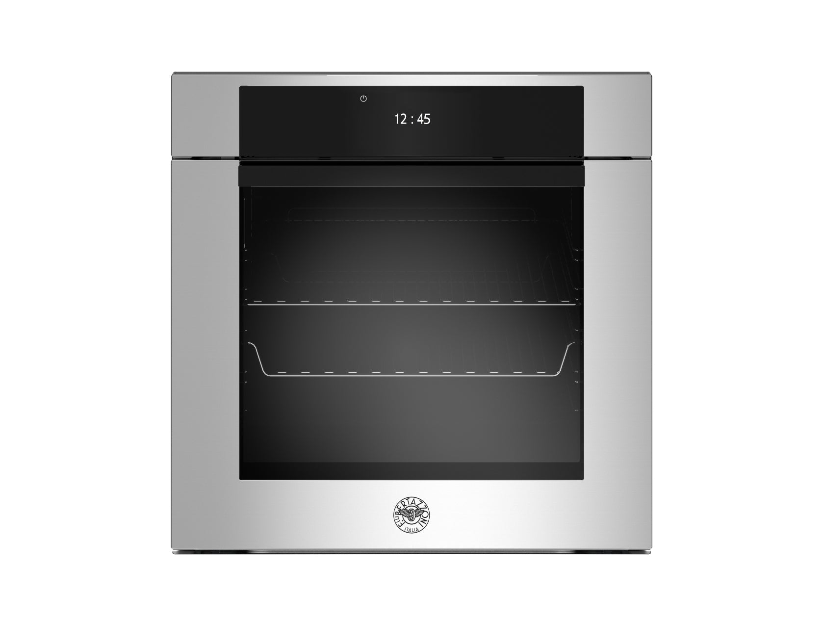 BERTAZZONI -Horno Moderno 60CM, Full Vapor, Pirolítico, Pantalla TFT, Color Acero - F6011MODVPTX/23