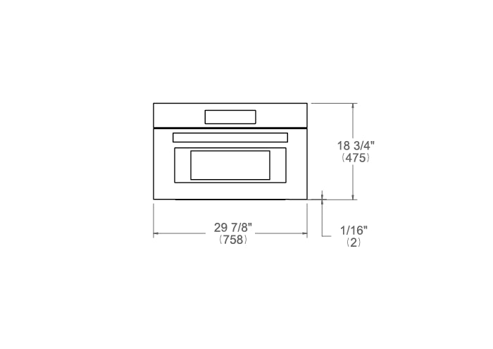 BERTAZZONI - Horno Professional Combi Full Vapor 30 Pulgadas Acero Inox - PROF30CSEX