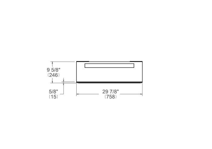 BERTAZZONI - Cajón calentador de platos Professional 75cm Acero PROF30WDEX -