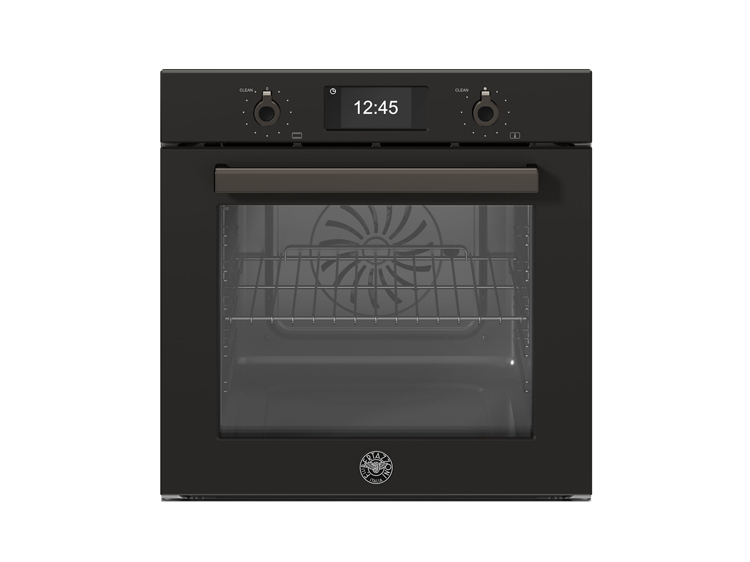 BERTAZZONI - Horno Profesional, Full Vapor, Pirolítico, Pantalla TFT, Asistente de cocción  Color Carbón - F6011PROVPTN/23