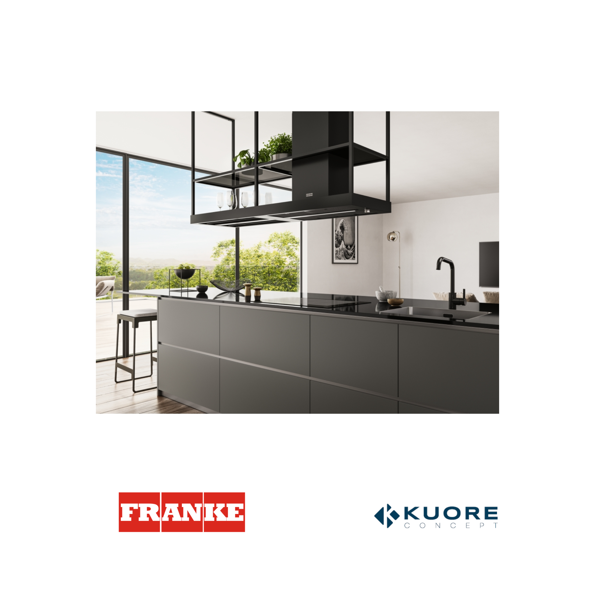 FRANKE - Extractor de isla - T- SHELF - 3250678073