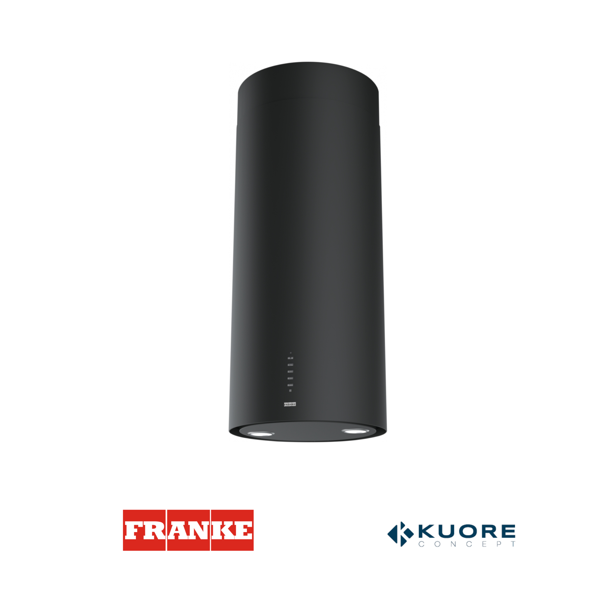 FRANKE- Extractor circular de isla - FTU 3707 PLUS I BK LED -  3350588180