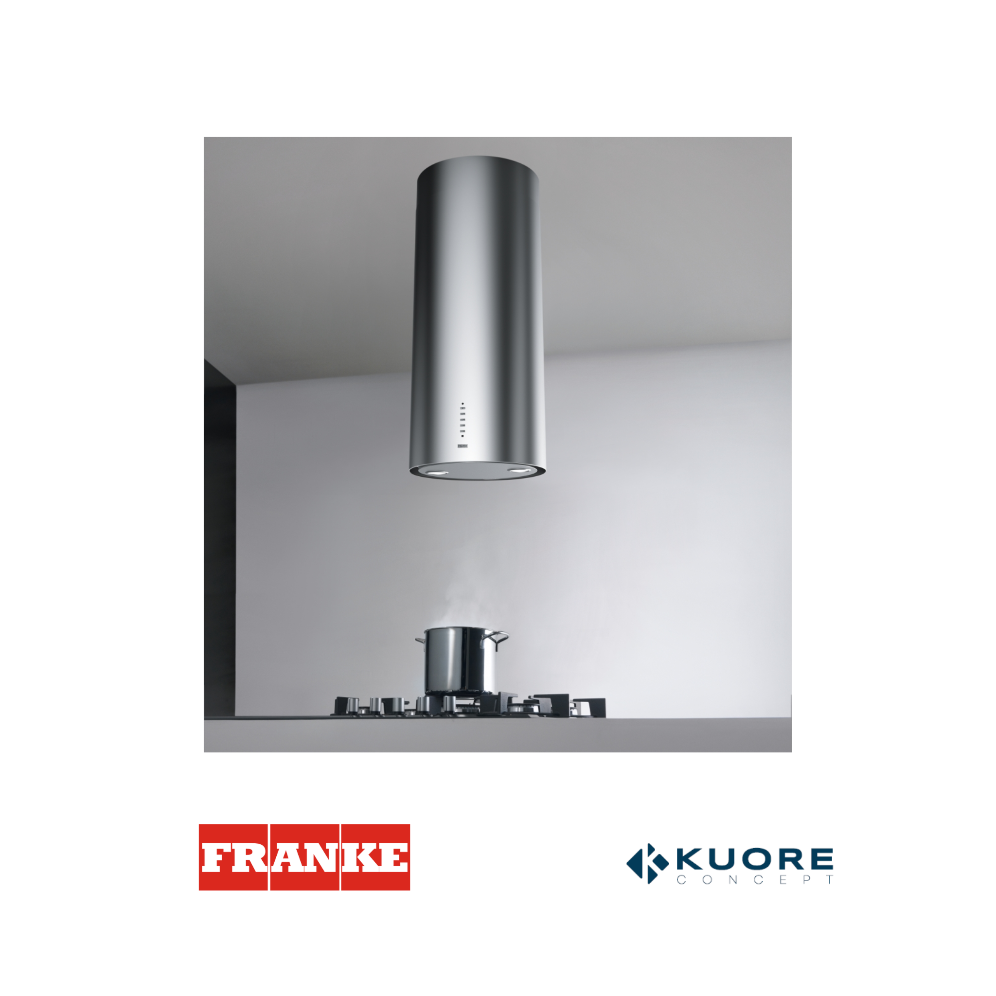 FRANKE - Extractor circular de isla - FTU 3707 PLUS I XS LED- 3350588221