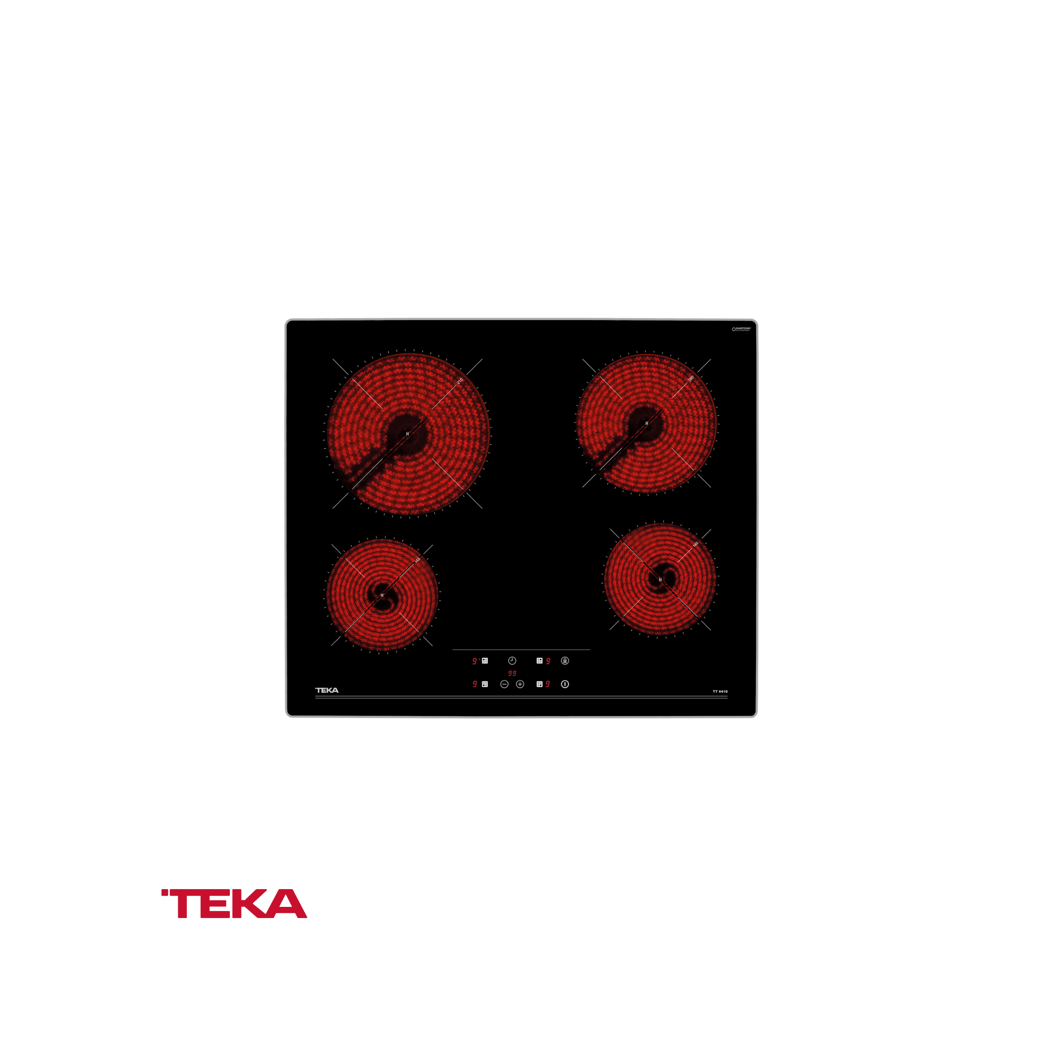 TEKA - Vitrocerámica de 4 zonas con Touch Control en 60 cm - TT 6415 - 40239041