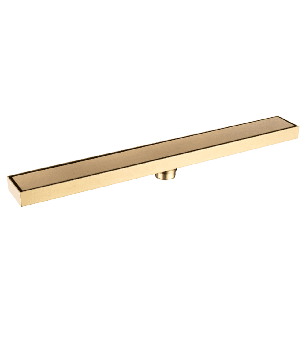 AZZOR - Rejilla Azzor decorativa de ducha 80 CM Oro Mate (Incrustrada) - AZZ-AXE78818BG-800