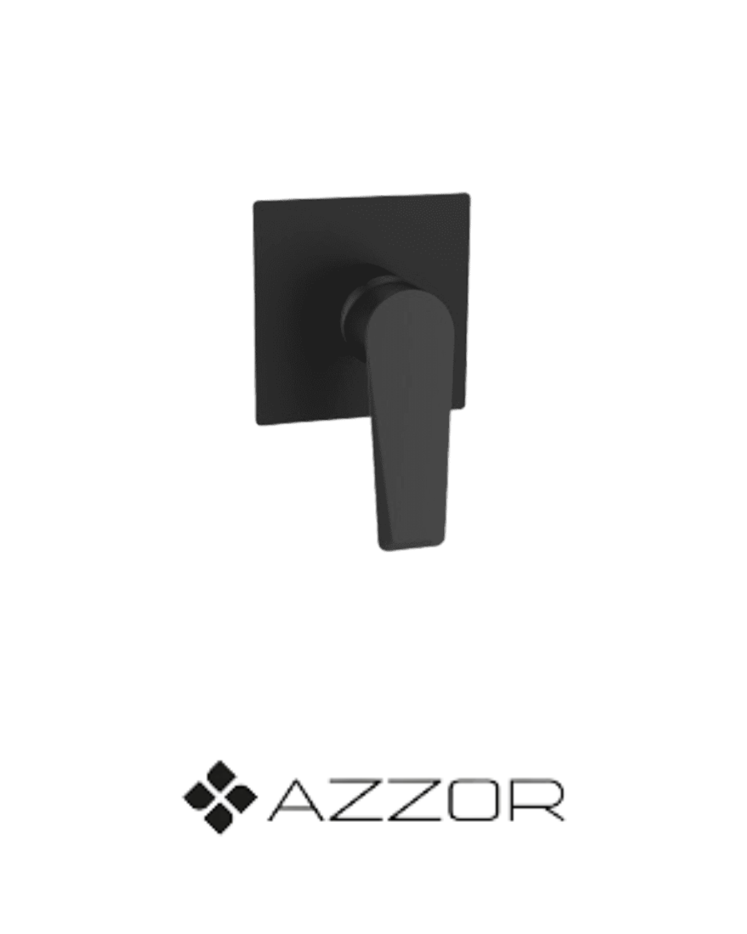 AZZOR - Monocontrol sencillo Azzor Arthur Mega Negro Mate - AX-26966-B