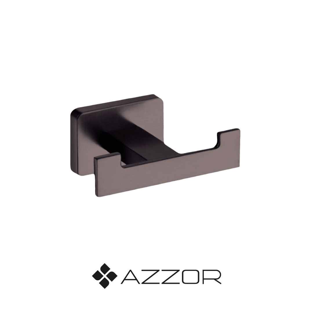 AZZOR - AX-39455-GM - Perchero doble Azzor Arthur Gun metal