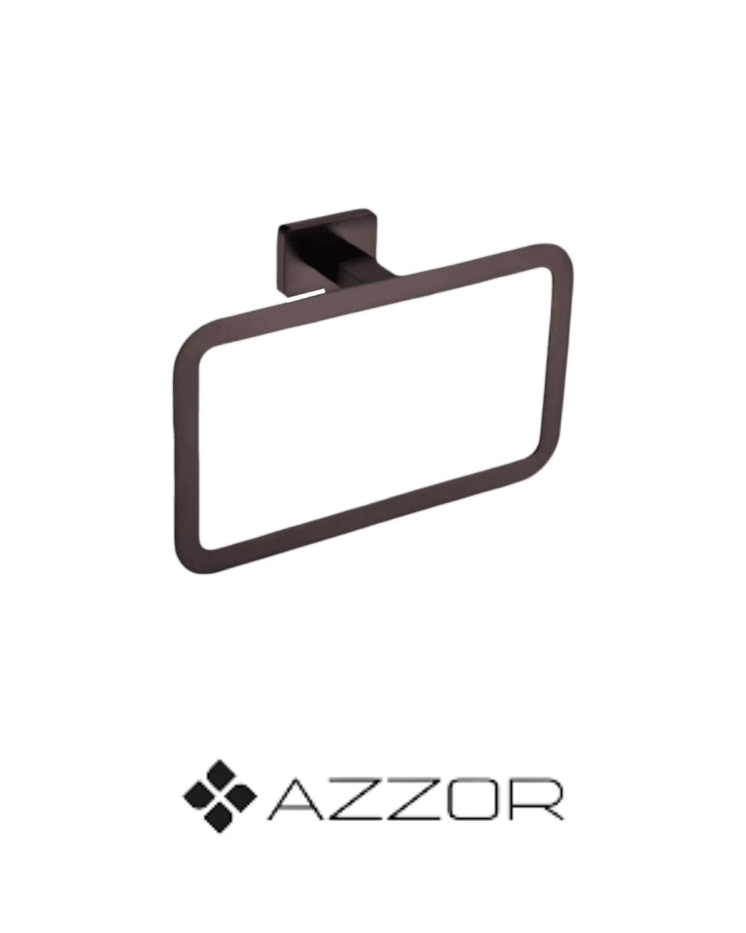 AZZOR - Toallero de Argolla Azzor Arthur Gunmetal - AX-39460-GM