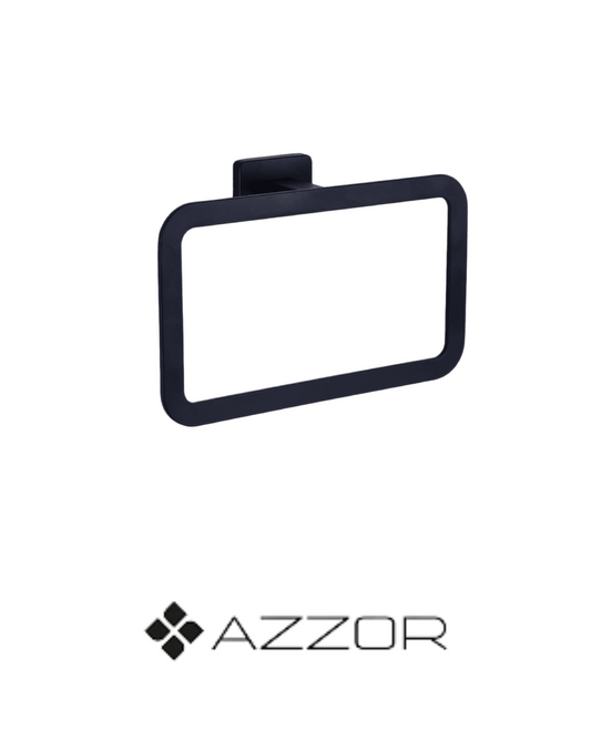 AZZOR - Toallero de Argolla Azzor Arhut Negro - AX-39460-MK