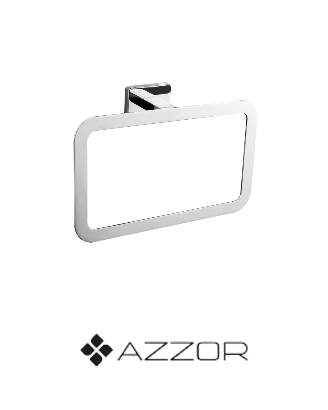 AZZOR - Toallero de argolla Azzor Arthur Cromo Brillante - AX-39460