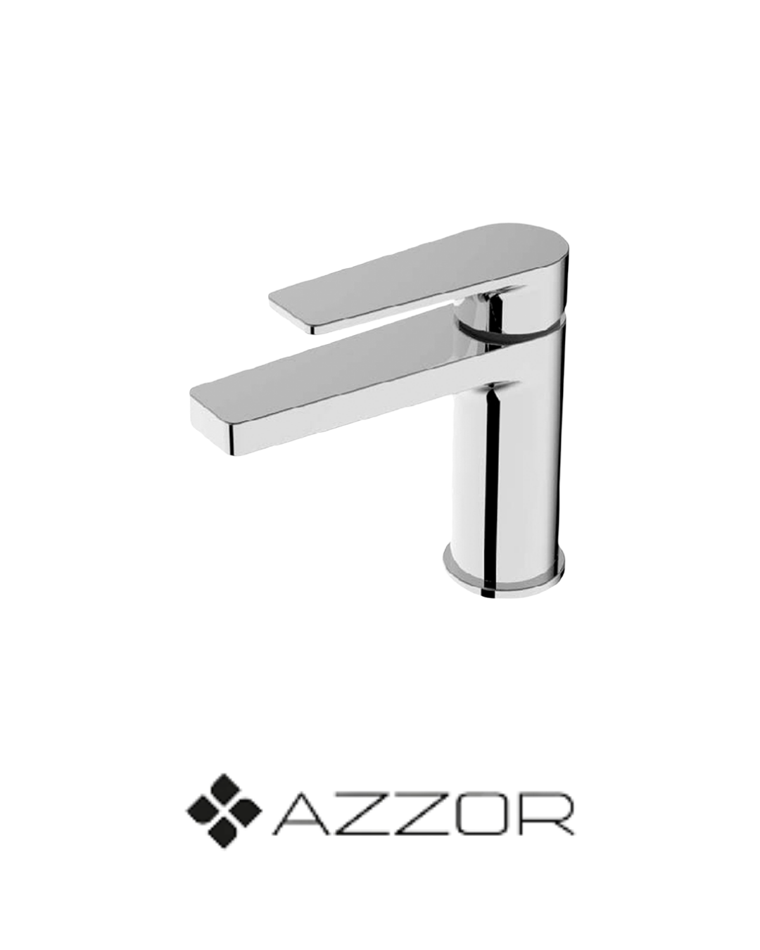 AZZOR - Monocontrol Azzor Arthur Caño Bajo Cromo Brillante - AX-9000A