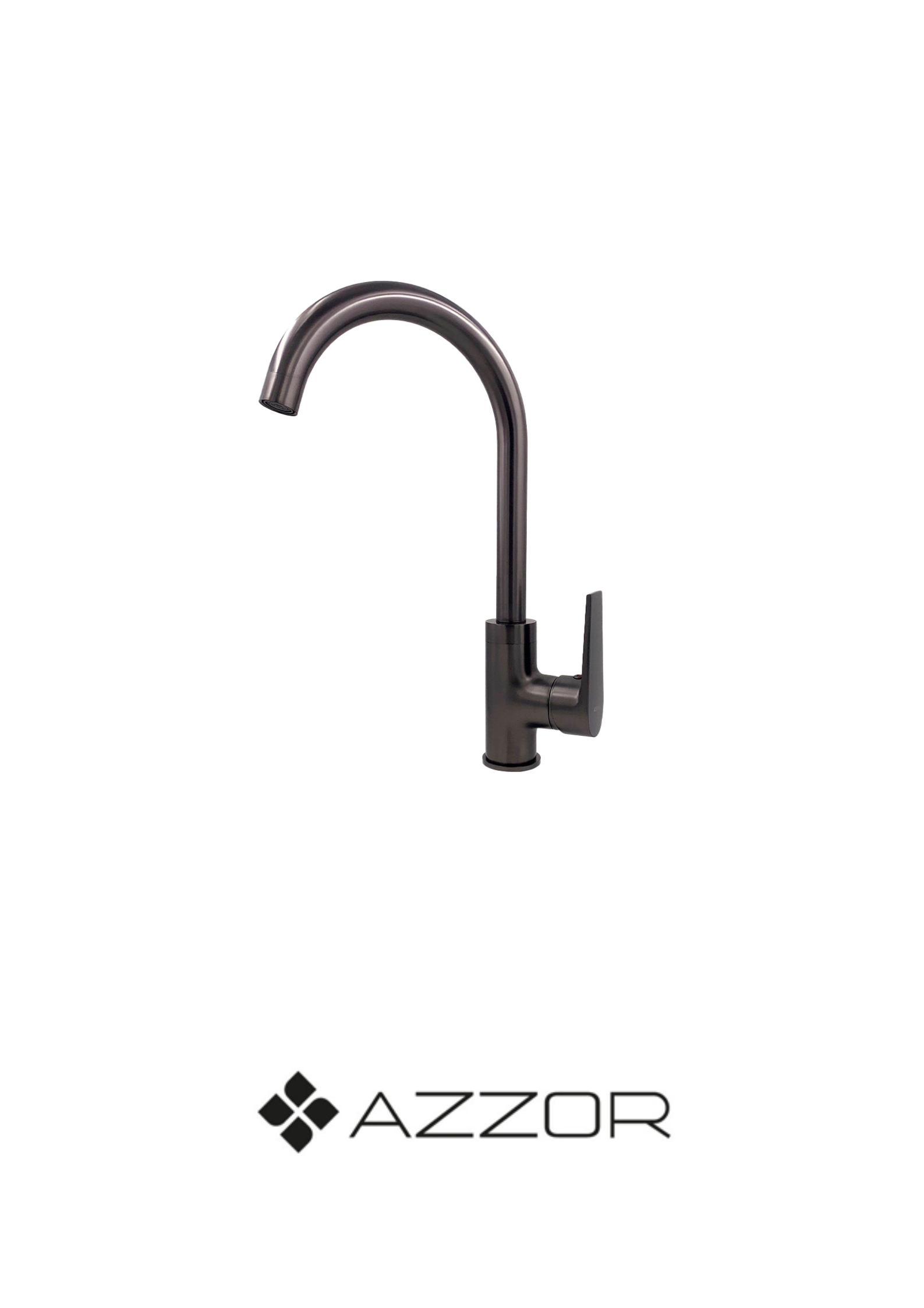 AZZOR - Griferia de cocina Azzor Arthur Gunmetal - AX-9000D-GM