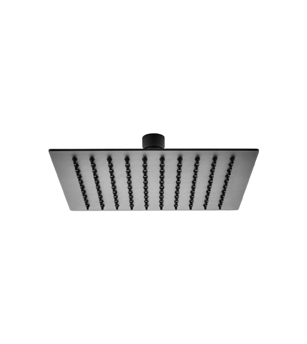 AZZOR - Cabeza Azzor Rectangular Ultra Plana 18x25CM Negro Mate - AZZ-AXFLS8003-1825MB