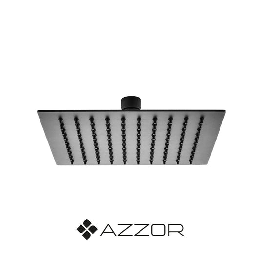 AZZOR - AXFLS8003-3045MB - Cabeza de ducha rectangular negro mate 30x45cm