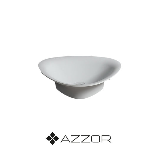 AZZOR - AZ-V34 - Lavamanos Pollystone blanco