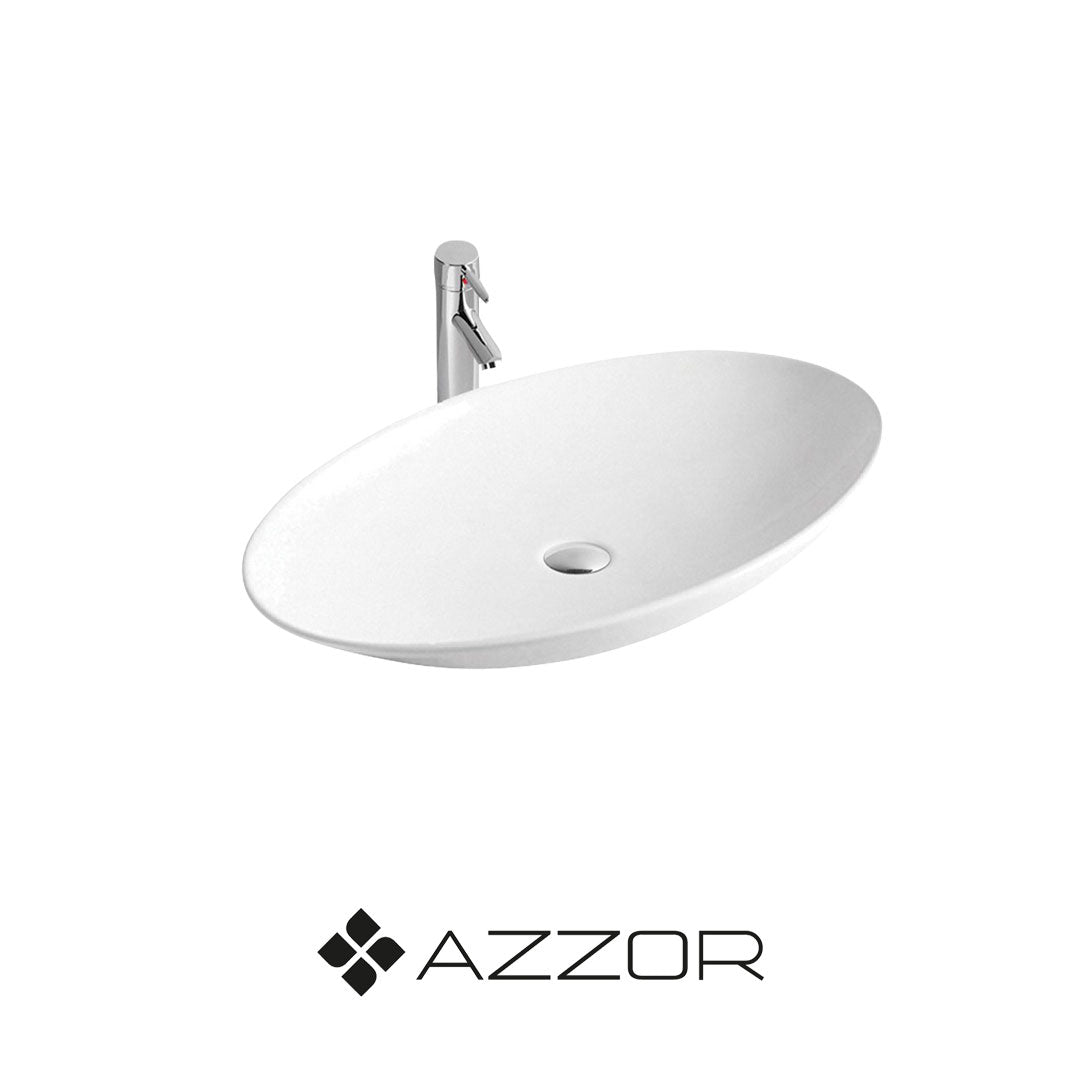 AZZOR - AZ5551 - Lavamanos cerámica blanco