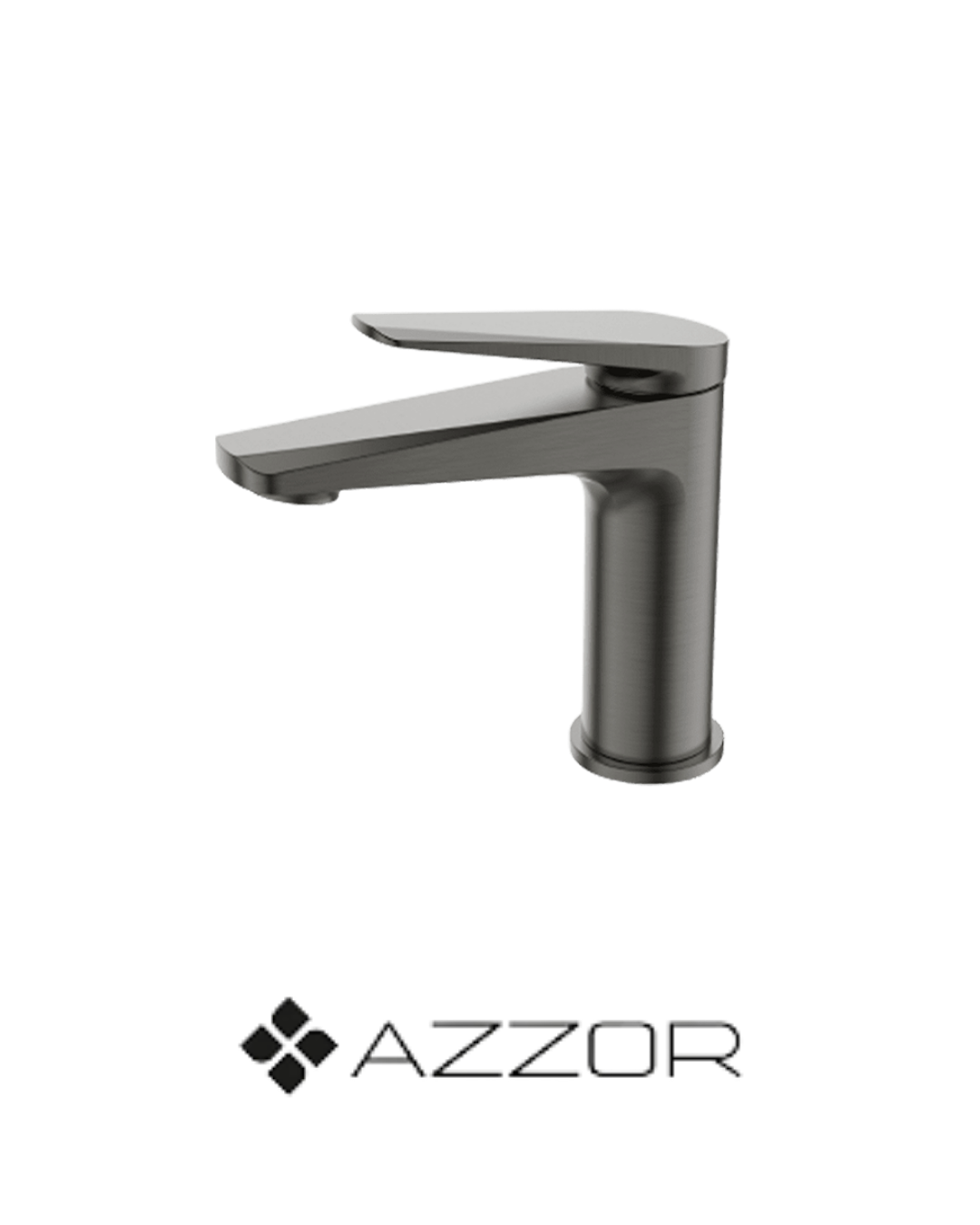 AZZOR - Grifería Caño bajo Azzor Arthur Mega Gunmetal -  AZZ-AX-26901-GM