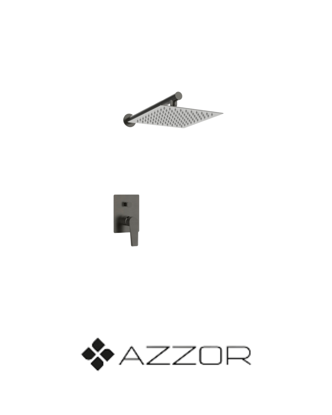 AZZOR - Juego de ducha Azzor Arthur Mega Gunmetal - AZZ-AX-26966-GM