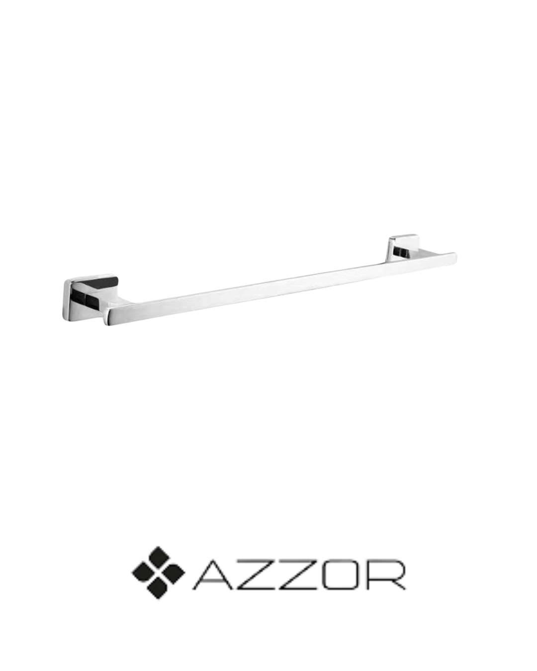 AZZOR -  Toallero  de barra Azzor Arthur Cromo Brillante - AZZ-AX-39424