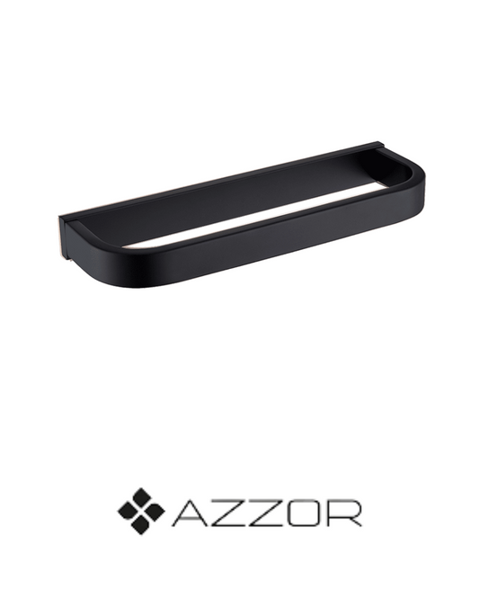 AZZOR - Toallero de Argolla Azzor Vita Negro - AZZ-AX8912A-PB