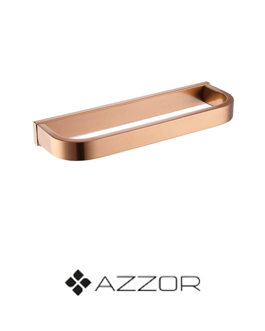 AZZOR - Toallero de Argolla Azzor Vita Oro Rosa Mate - AZZ-AX8912ABRG