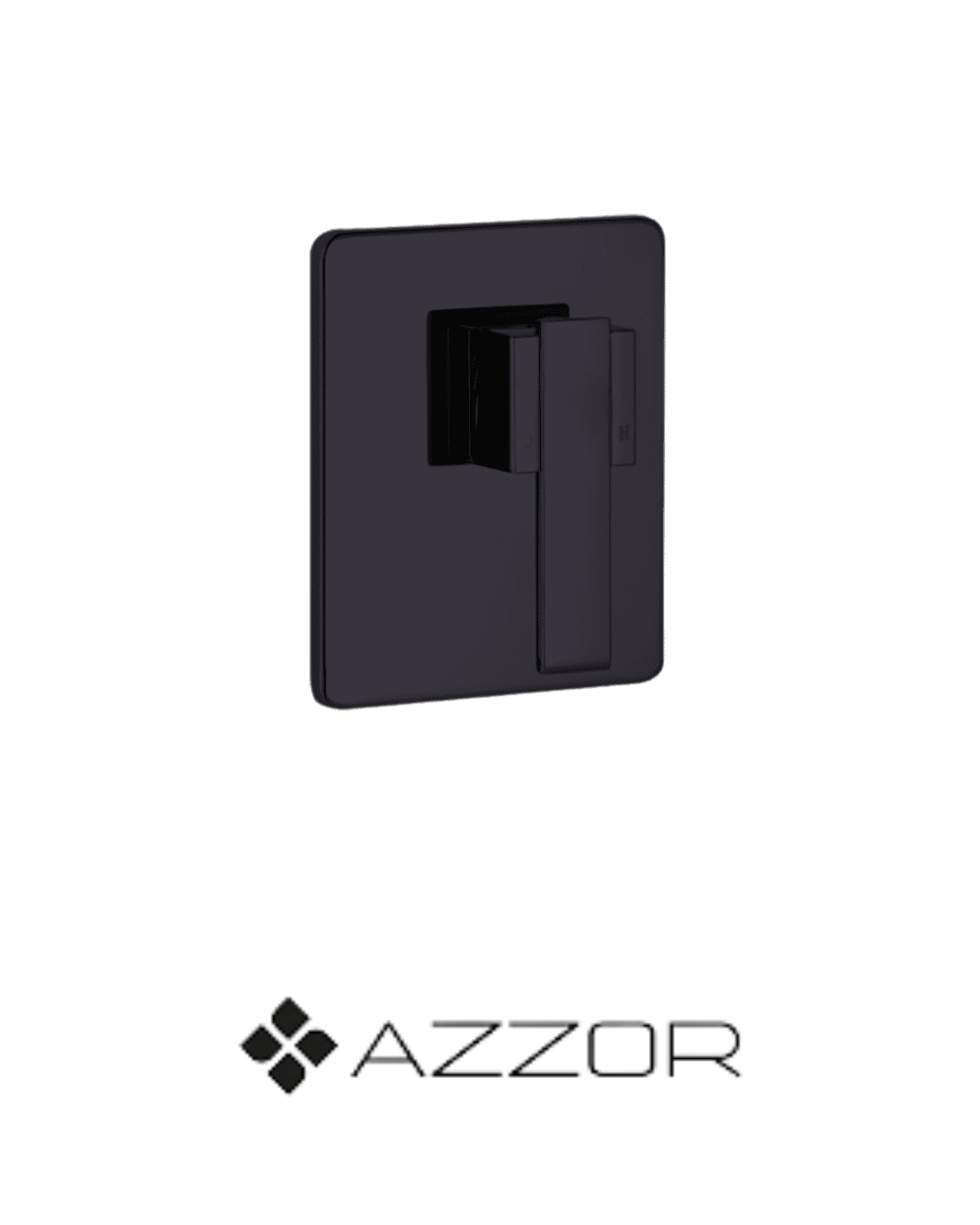 AZZOR - Monocontrol Azzor Sarabi de ducha negra - AZZ-AXE124700MB