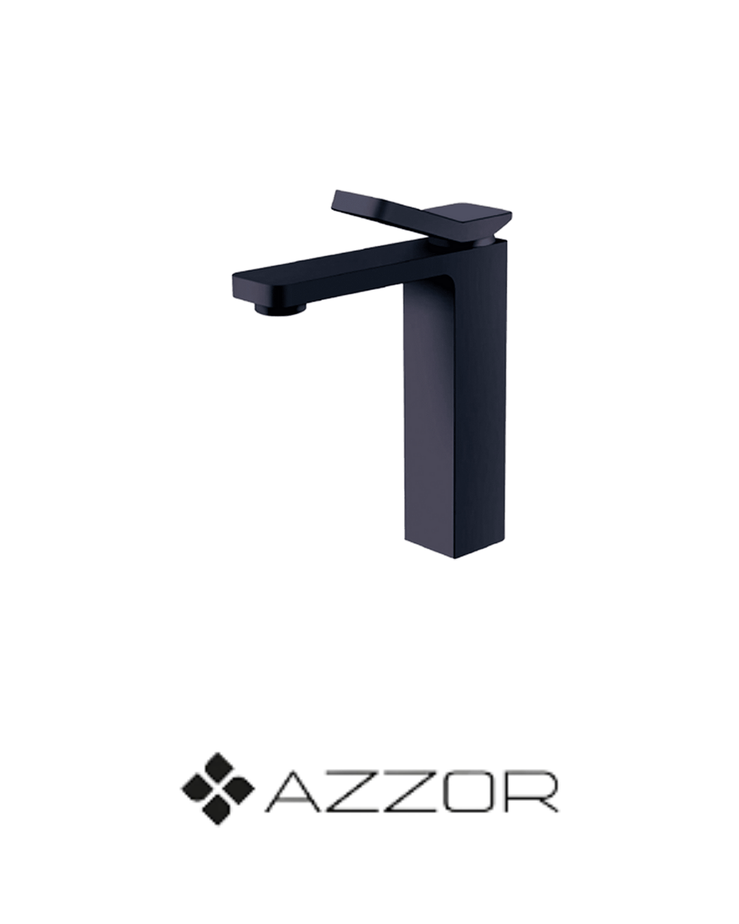 AZZOR - Grifería Azzor Mia Alta Negro - AZZ-AXE261102MB