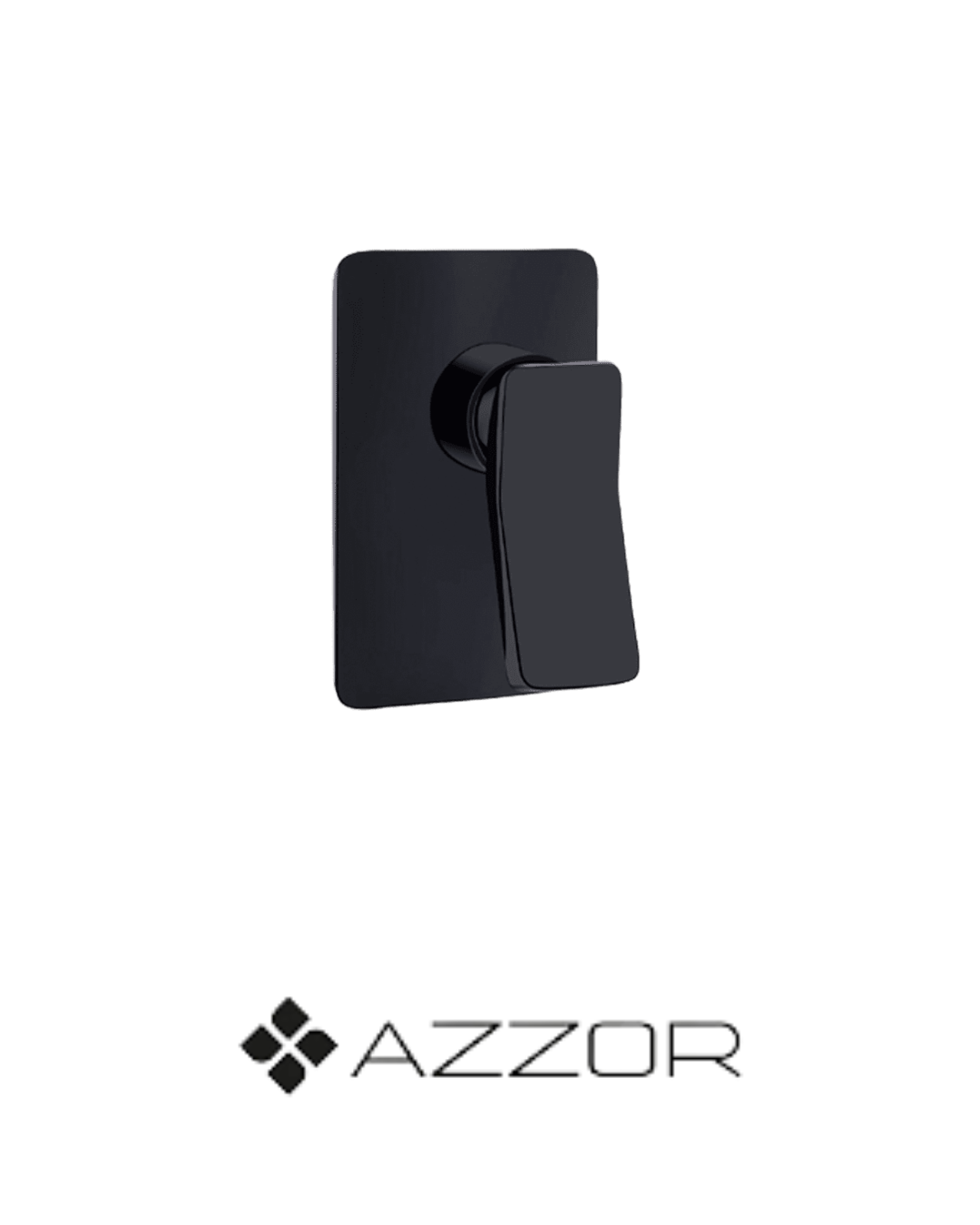 AZZOR - Monocontrol Azzor Mia De Ducha Negro - AZZ-AXE264700MB