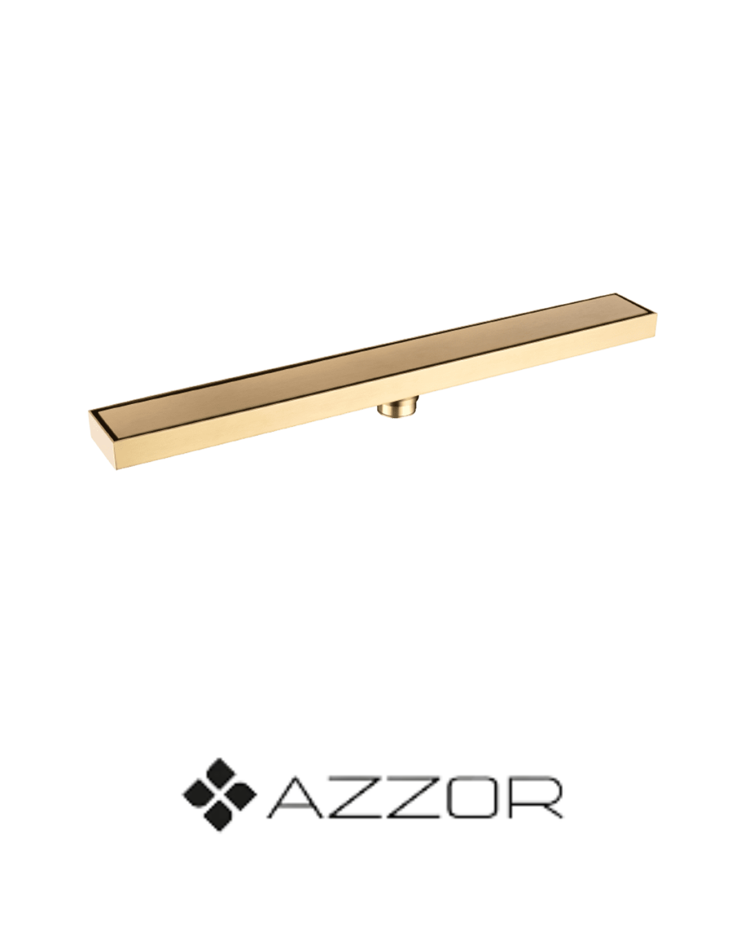 AZZOR - Rejilla Azzor decorativa de ducha 80 CM Oro Mate (Incrustrada) - AZZ-AXE78818BG-800