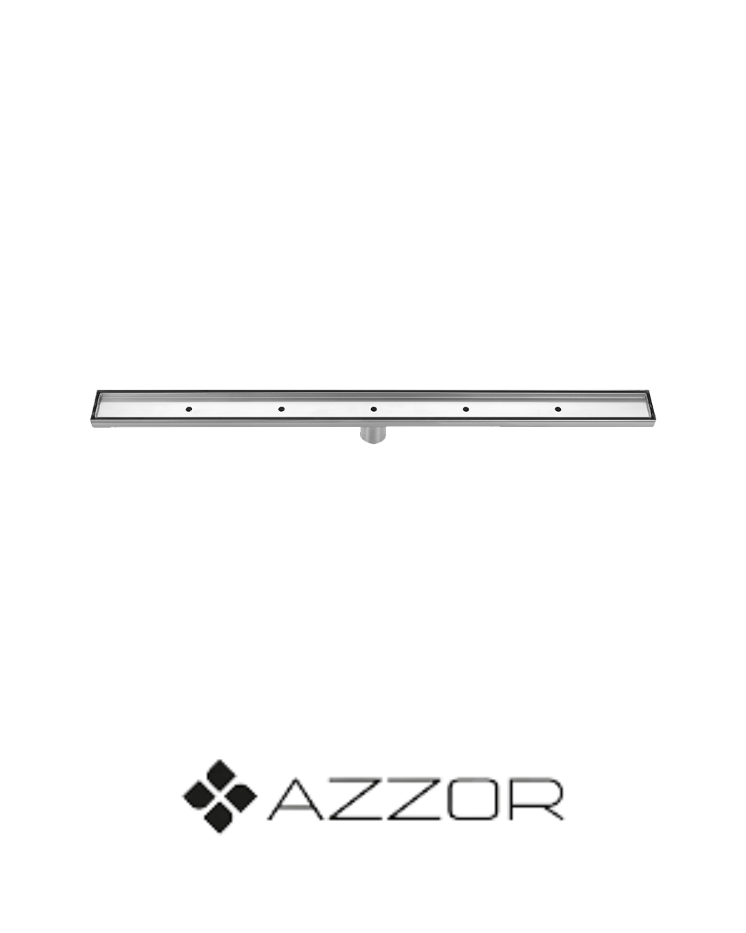 AZZOR - Rejilla Azzor Decorativa de Ducha 80CM Cromado (Incrustada) - AZZ-AXE78825-80