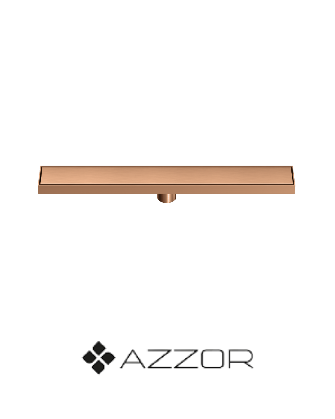 AZZOR - Rejilla Azzor decorativa de dcuha 60cm Oro Rosa Mate (Incrustrada) - AZZ-AXE7882560-BRG