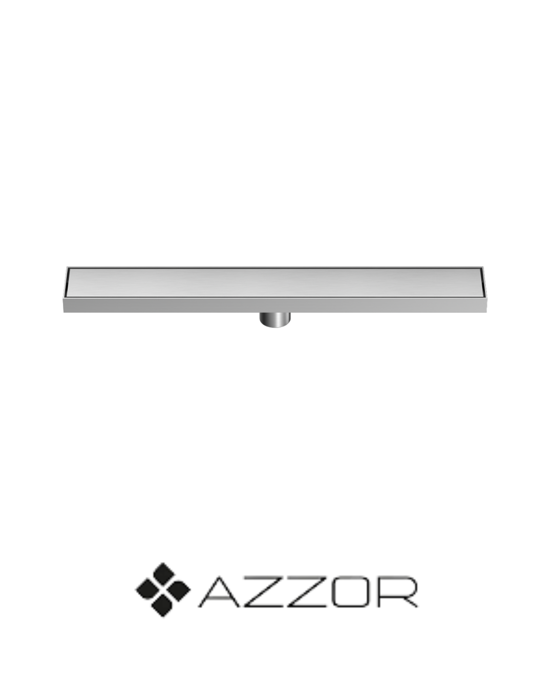 AZZOR - Rejilla Azzor decorativa de ducha 60 CM Satin Nickel (Incrustada) - AZZ-AXE7882560-BS