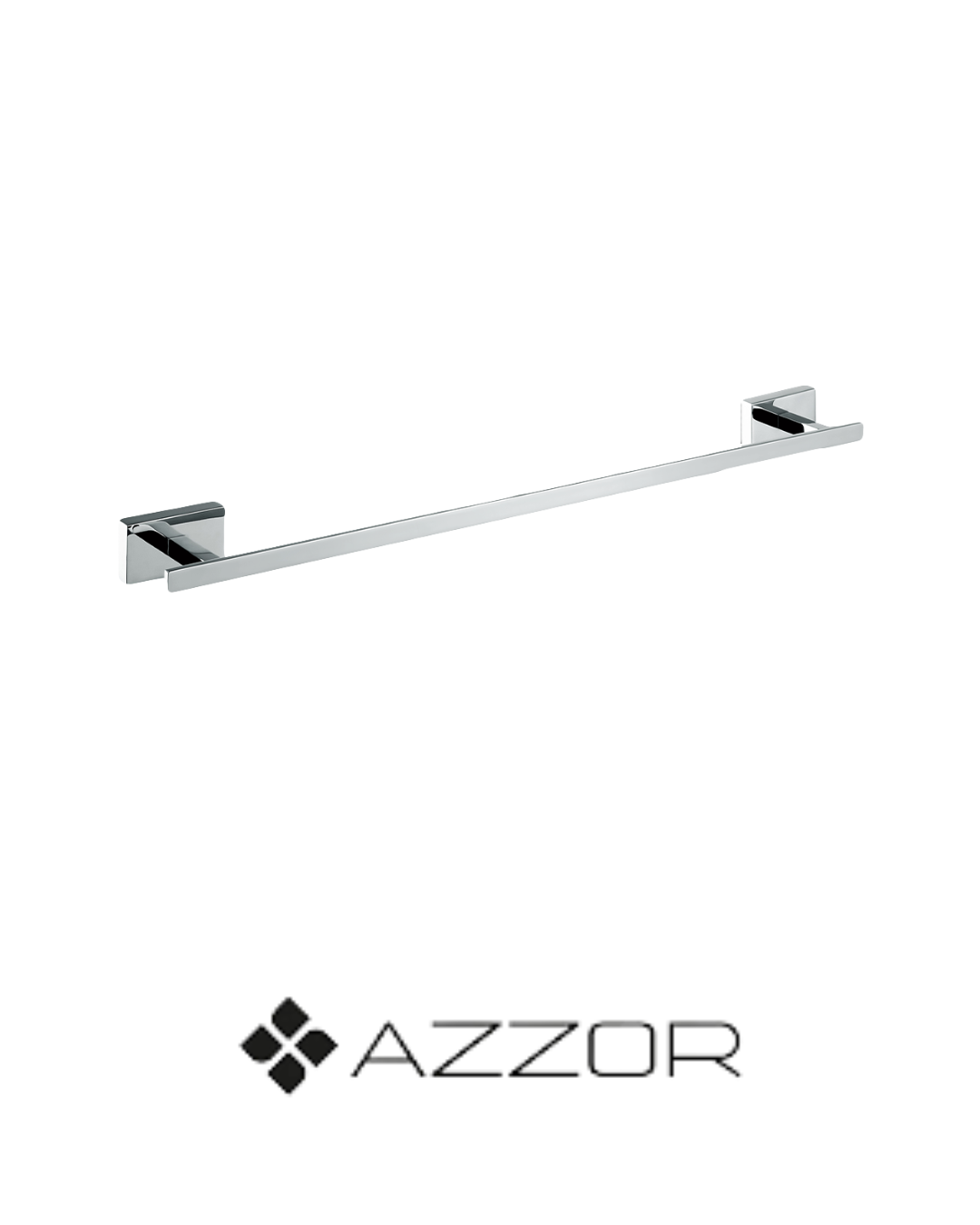 AZZOR - Papelera Azzor Miro Cromada 60 CM - AZZ-AXE91001