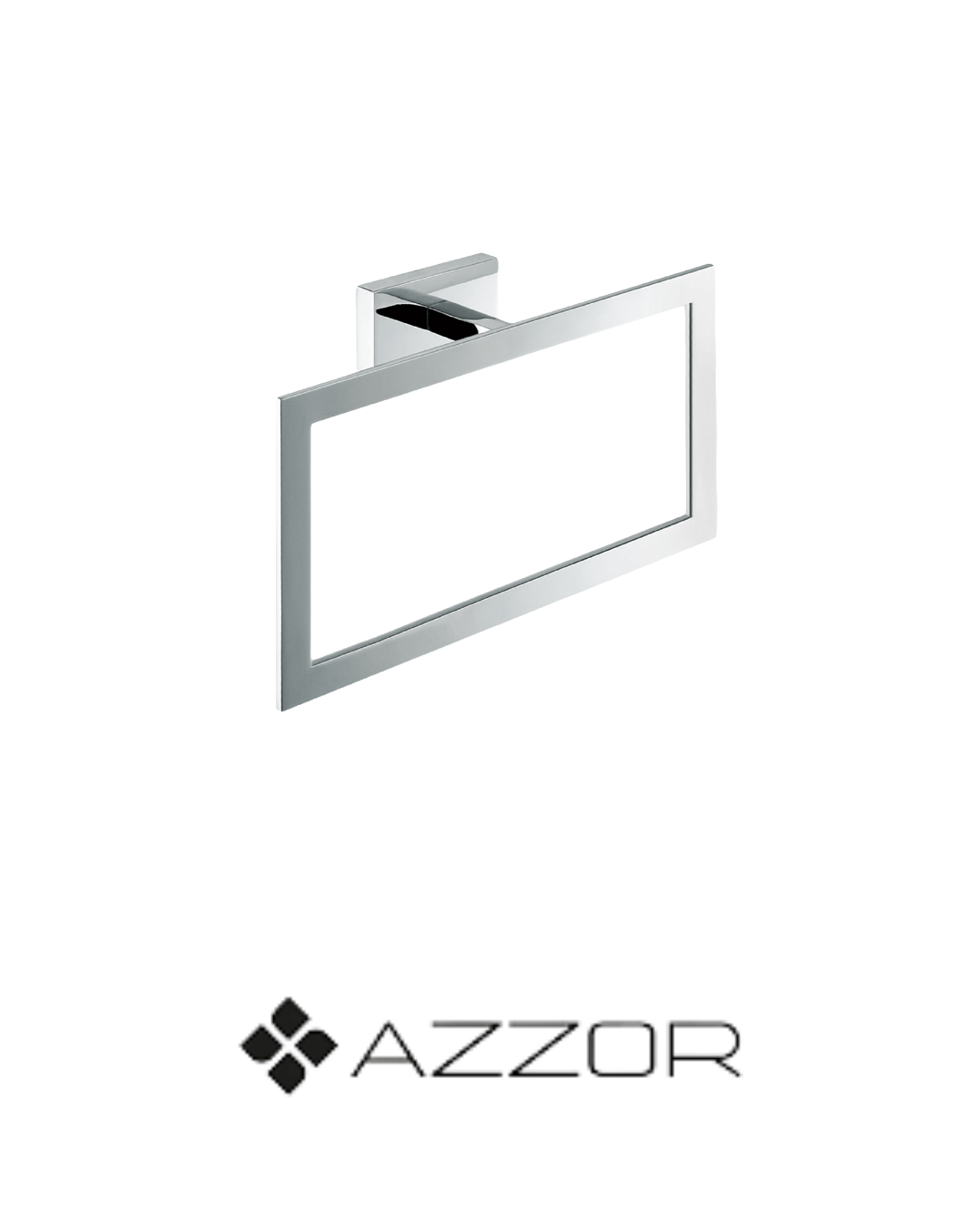 AZZOR - Toallero De Argolla Azzor Miro Cromado - AZZ-AXE91002