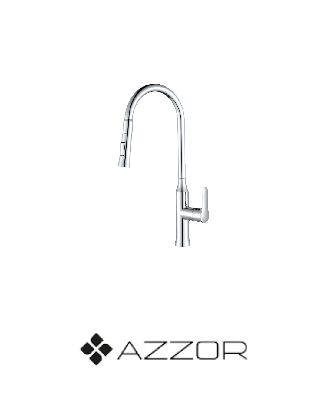 AZZOR - Griferría Azzor Sarah de cocina Cromado Brillante - AZZ-AXEKM4009