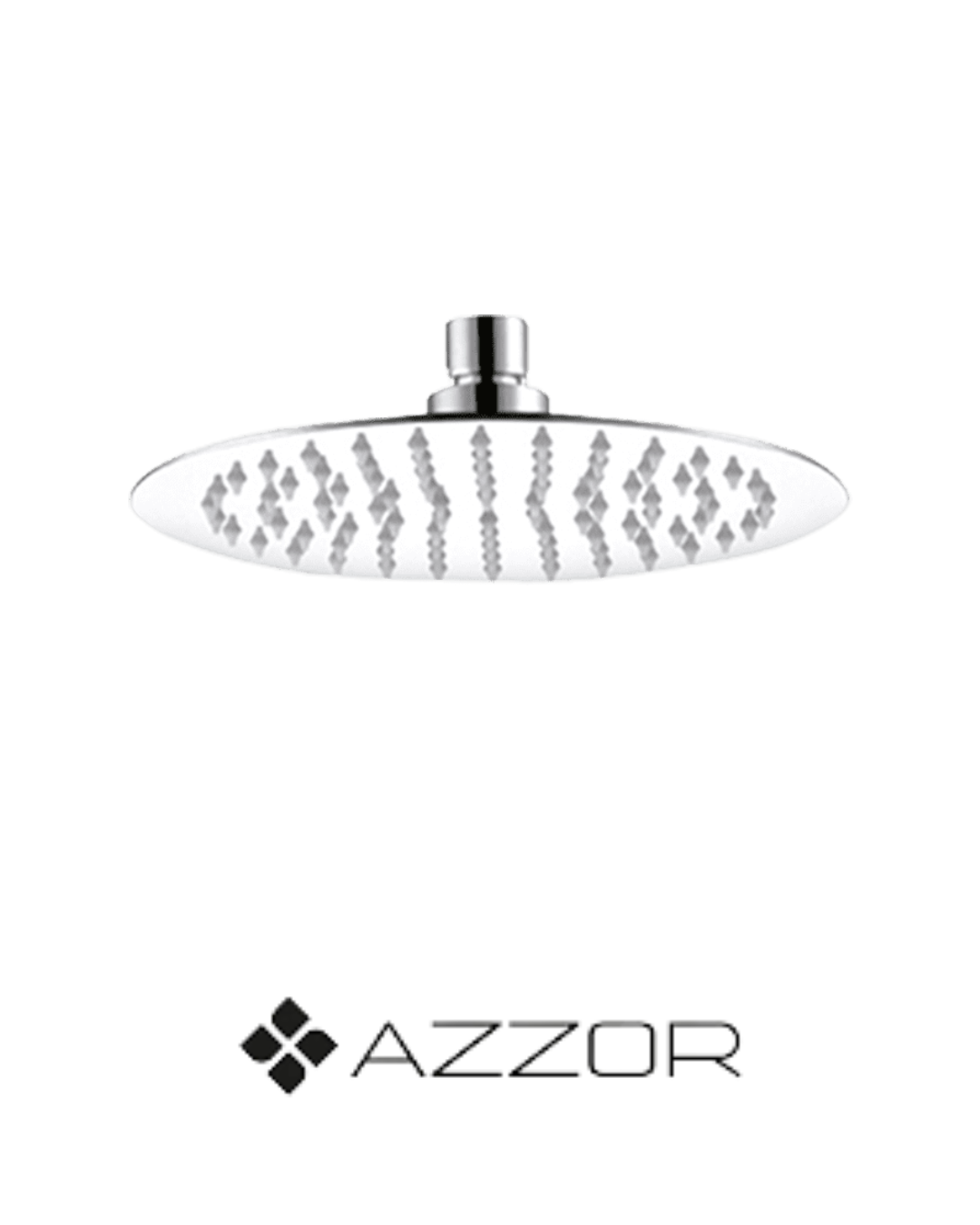 AZZOR - Cabeza Azzor Redonda Ultra Plana 3CM Cromada - AZZ-AXFL8002C-30