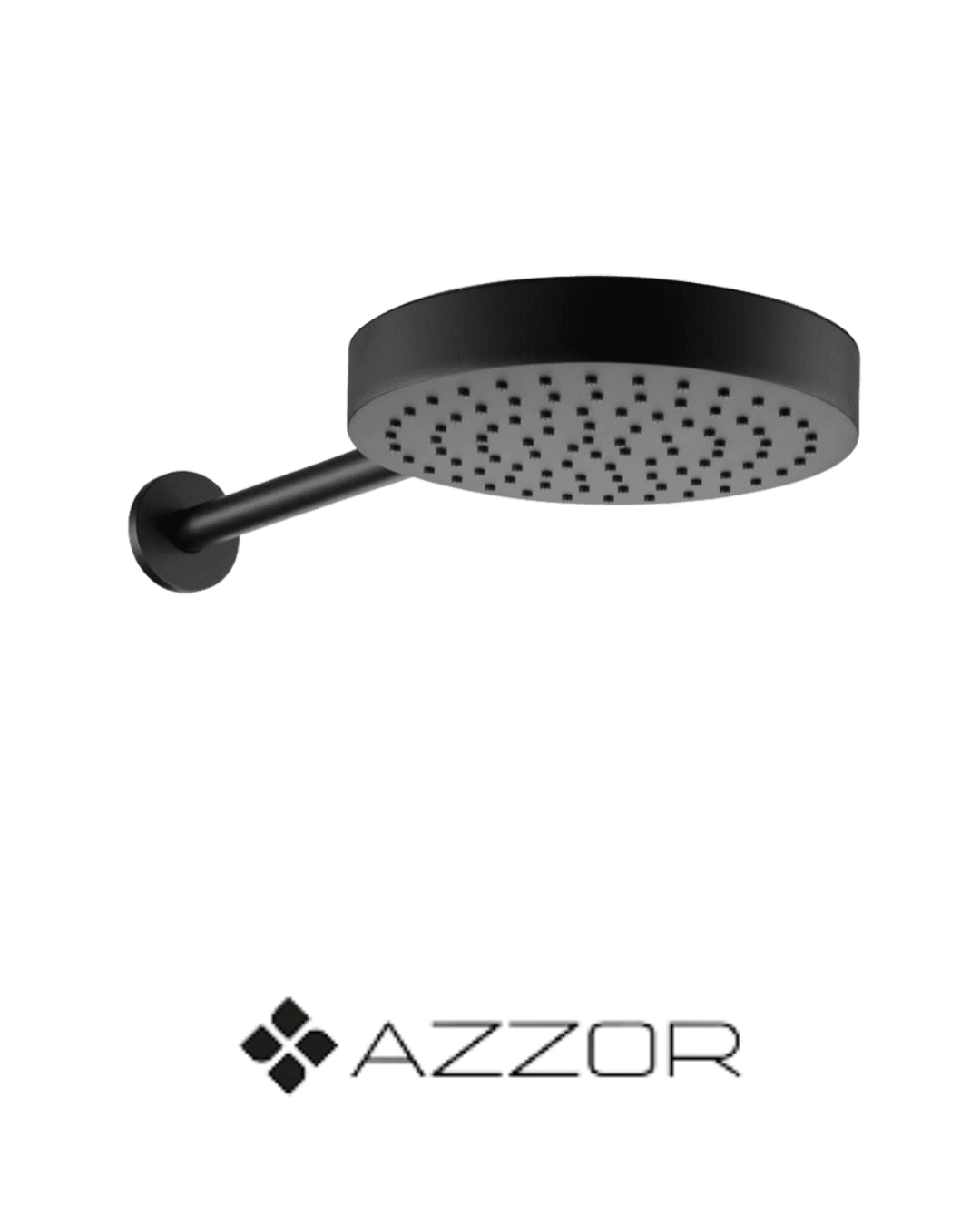 AZZOR - Cabeza Azzor Redonda De 25 cms Con Brazo a Pared De 40 cms - AZZ-AXFLS8120-2540MB