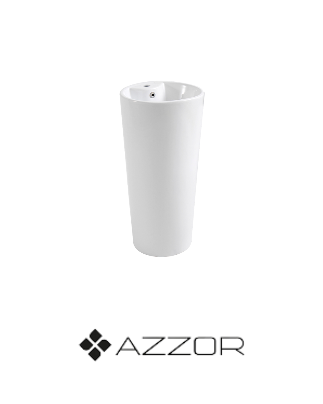 AZZOR - Lavamanos Azzor de pedestal Blanco - AZZ-AZ-8019