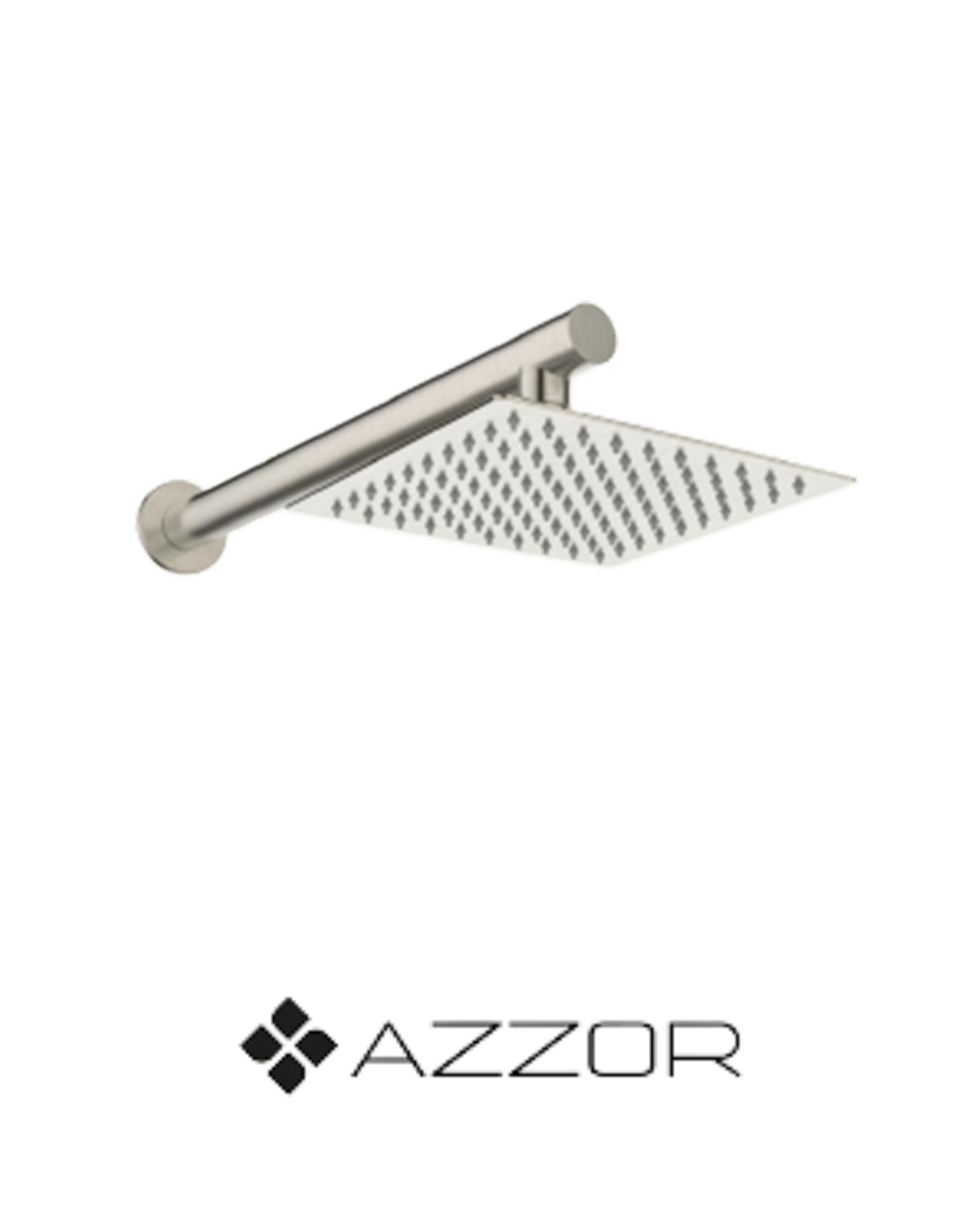 AZZOR - Cabeza y Brazo Azzor Siena Satin Nickel - AZZ-AZ-FD40-BN