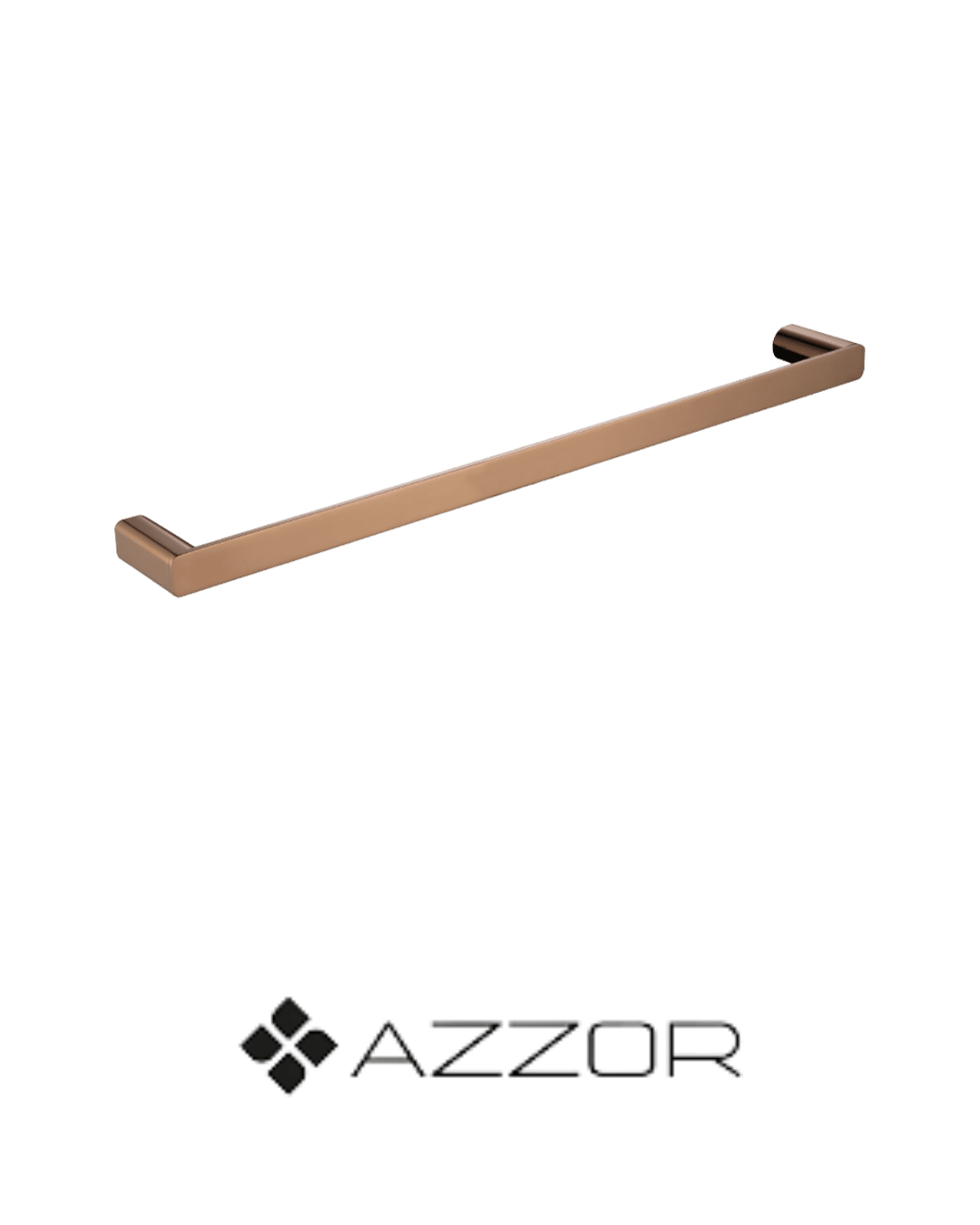 AZZOR - Toallero de barra Azzor Infiniti Oro Rosa 60CM - AZZ-AZ18109RG