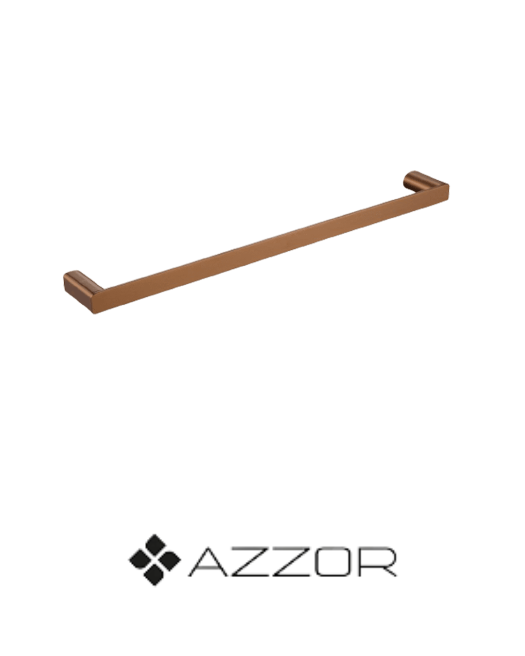 AZZOR - Toallero de barra Azzor Infiniti Oro Rosa Mate 60CM - AZZ-AZ18109SRG-FP