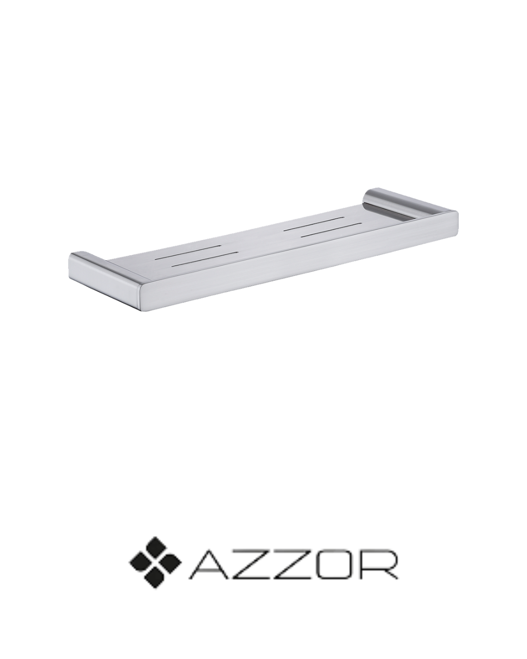 AZZOR - Toallero repisa Azzor Infiniti Satin Nickel - AZZ-AZ18112N