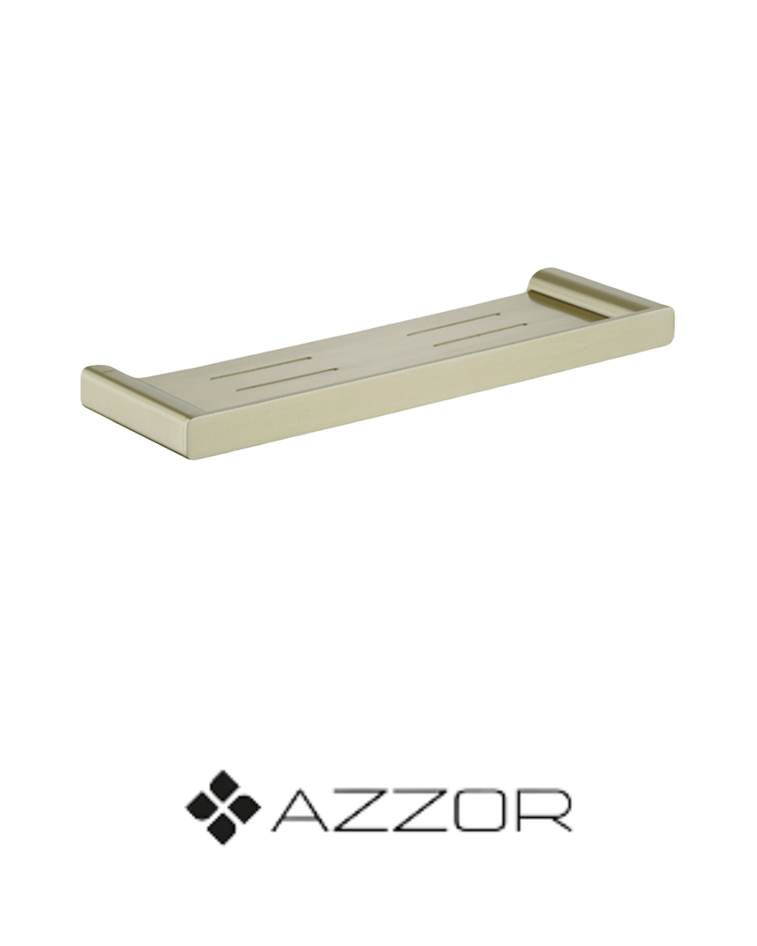 AZZOR - Toallero repisa Azzor Infiniti Oro Mate - AZZ-AZ18112SG-FP