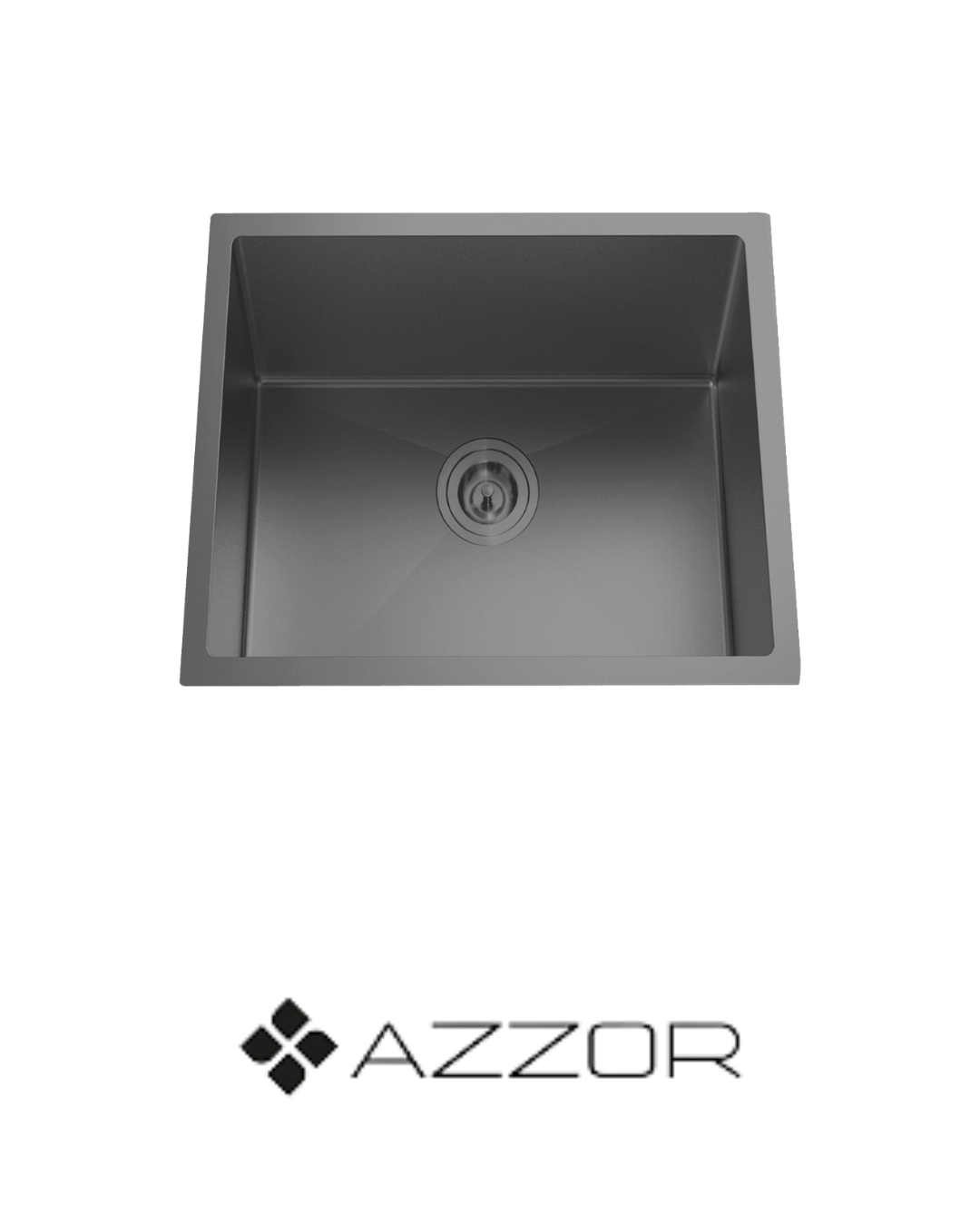 AZZOR- Lavaplatos Azzor Submontar Gunmetal - AZZ-AZ5545-GM/C3BL