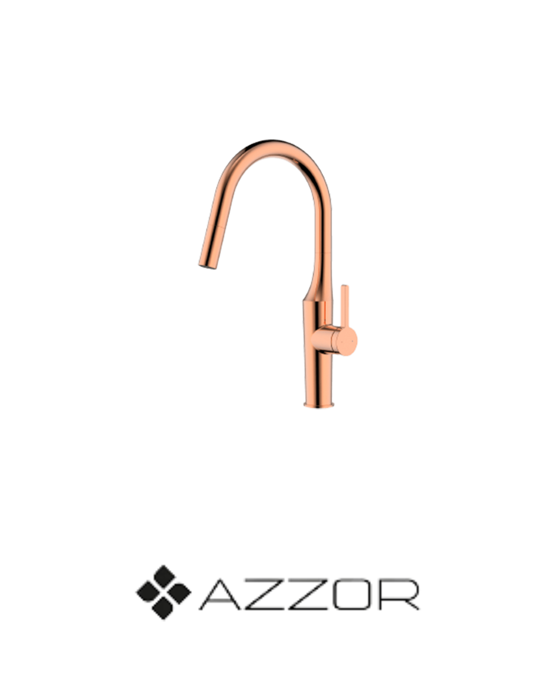 AZZOR - Grifería Azzor de cocina Lorian Oro Rosa - AZZ-AZ59605RG